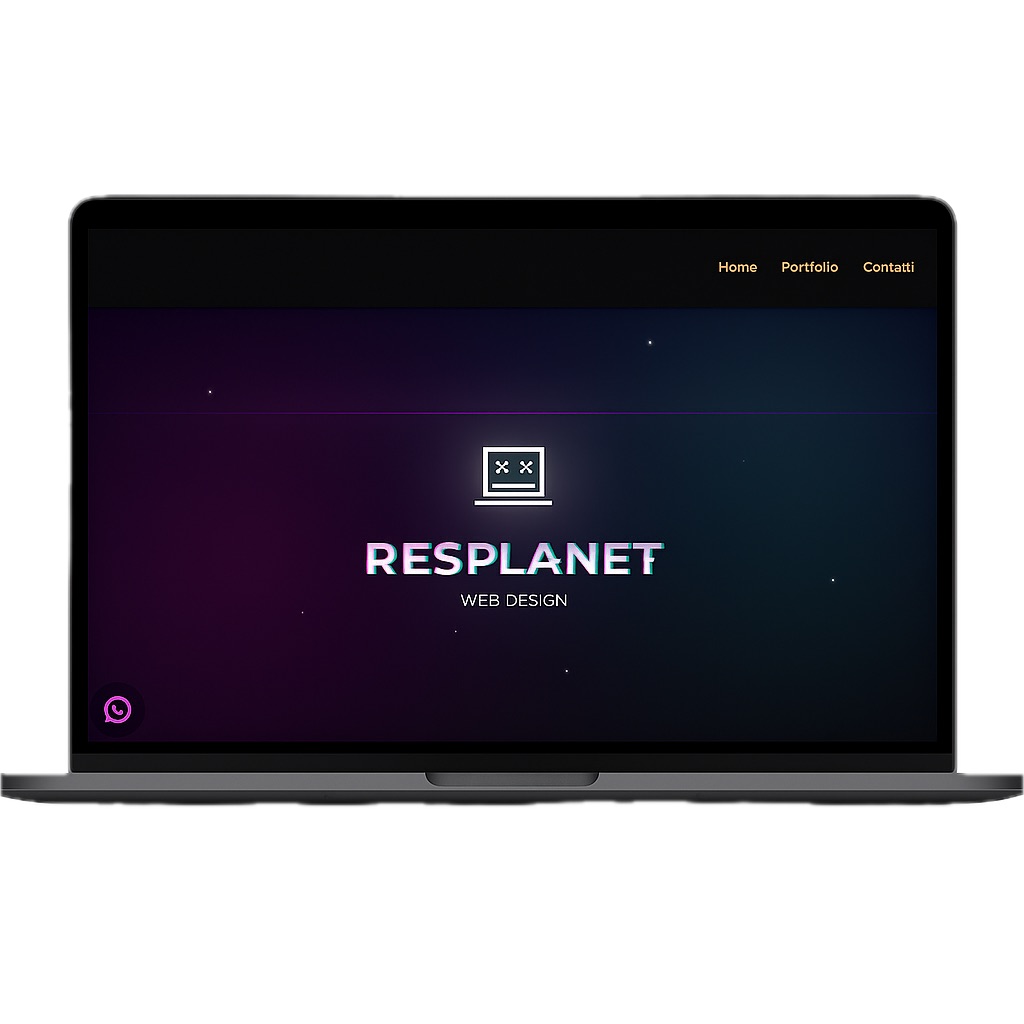 Anteprima desktop del sito Resplanet