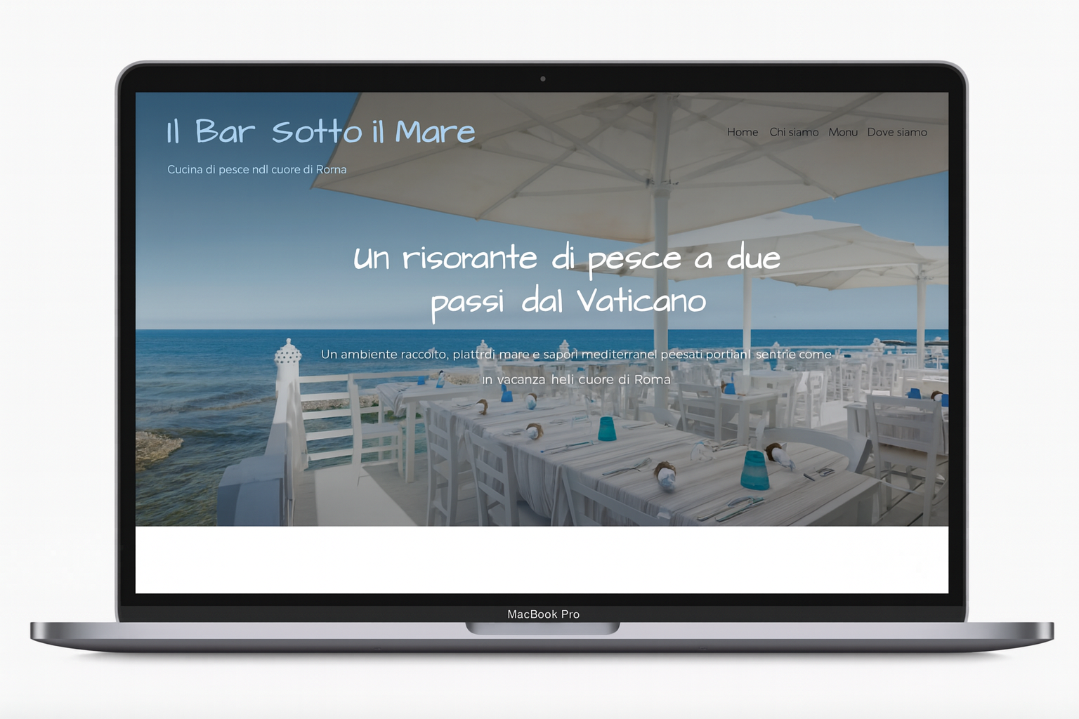 Anteprima desktop del sito Il Bar Sotto il Mare