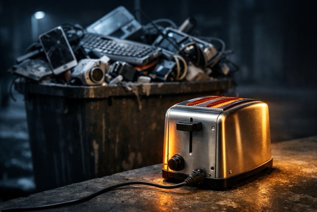 Scorcio di città prima e dopo la creazione di zona pedonale