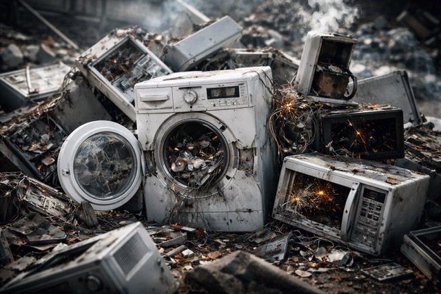 Scorcio di città prima e dopo la creazione di zona pedonale